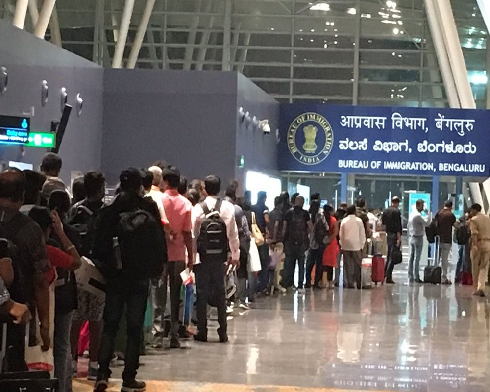 Woman forced to take off shirt for security check at B'luru airport