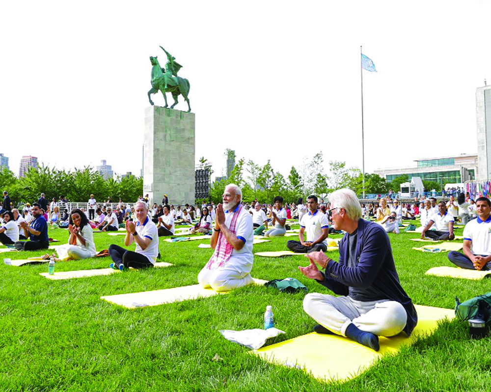 Yoga truly universal: Modi