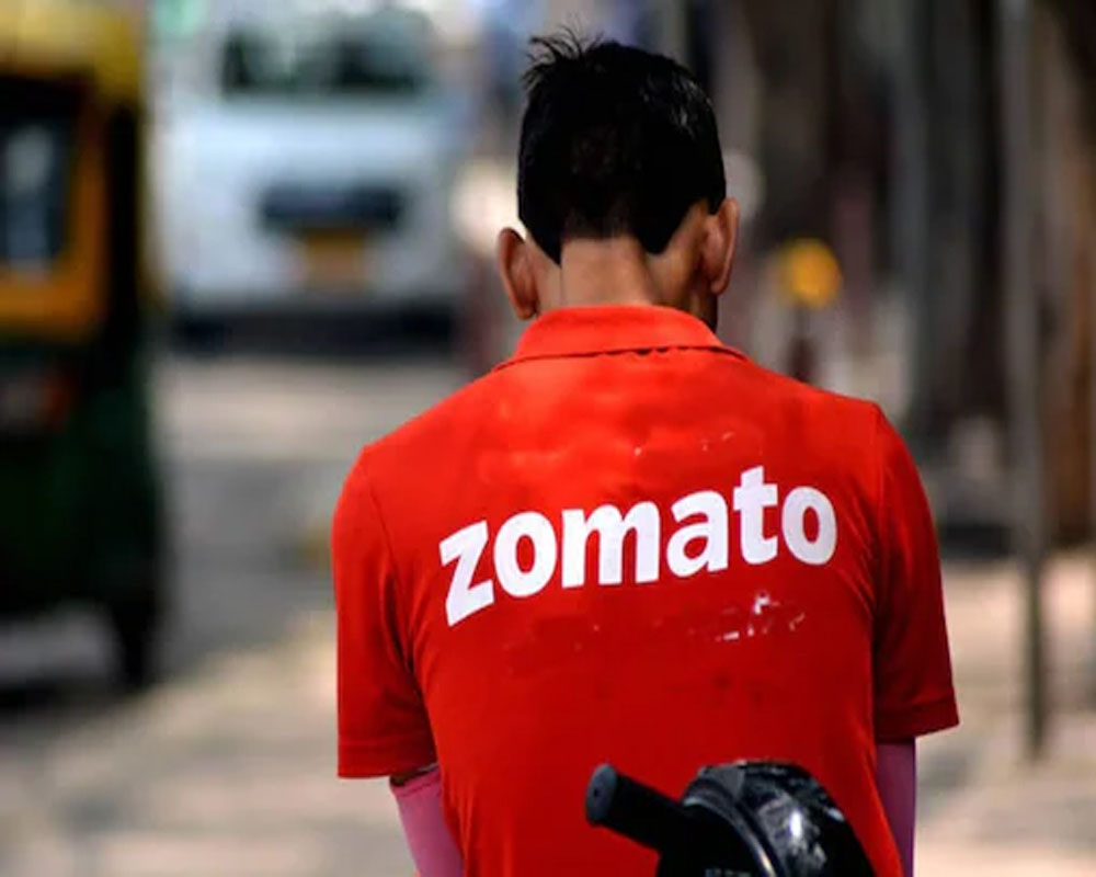 Zomato shares fall more than 1 pc after Q3 loss widens