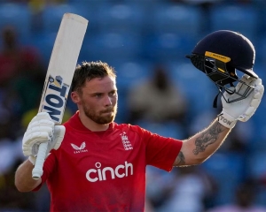 Phil Salt's second T20 hundred levels series for England in Caribbean