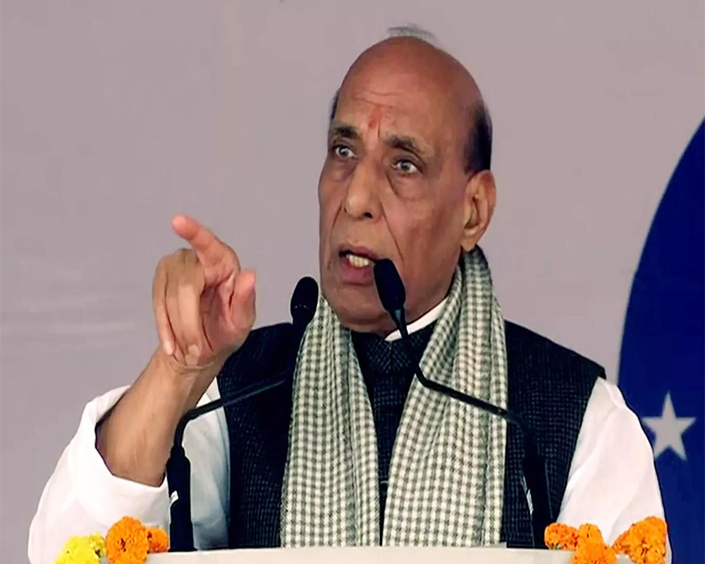 'Shastra Puja' clear indication if need be, weapons will be used with full force: Rajnath