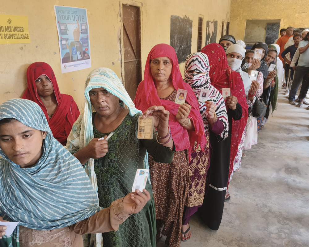 Over 36 pc polling recorded till 1 pm in Haryana assembly polls