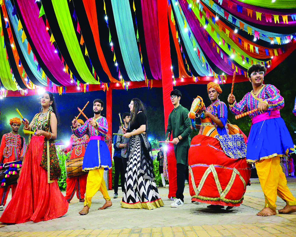 A Night of Dandiya and Festive Cheer