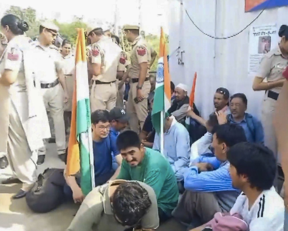 Activist Sonam Wangchuk, others detained at Delhi border launch indefinite fast