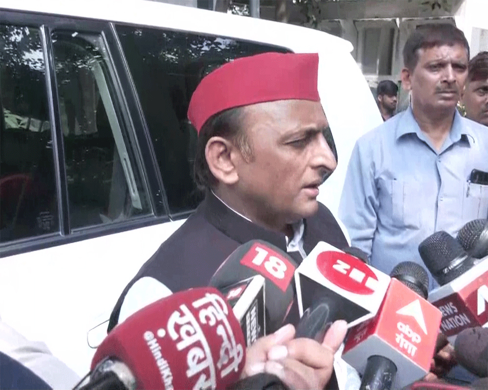 Akhilesh Yadav accuses BJP of insulting Ambedkar, Constitution