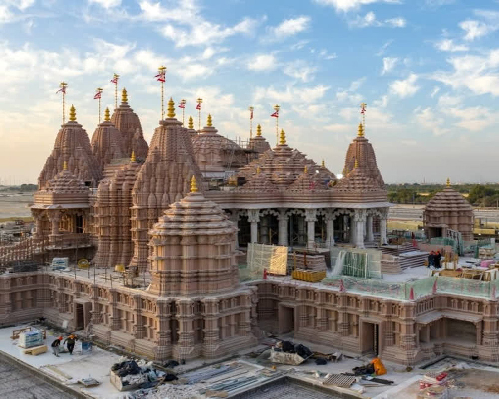 Architecture of first Hindu stone temple in Abu Dhabi has elements of UAE