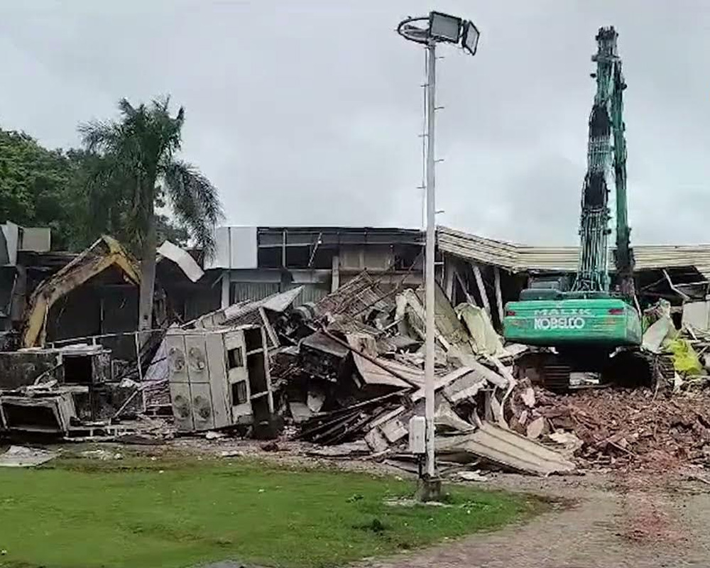 Authorities demolish actor Nagarjuna's N-Convention centre in Hyderabad