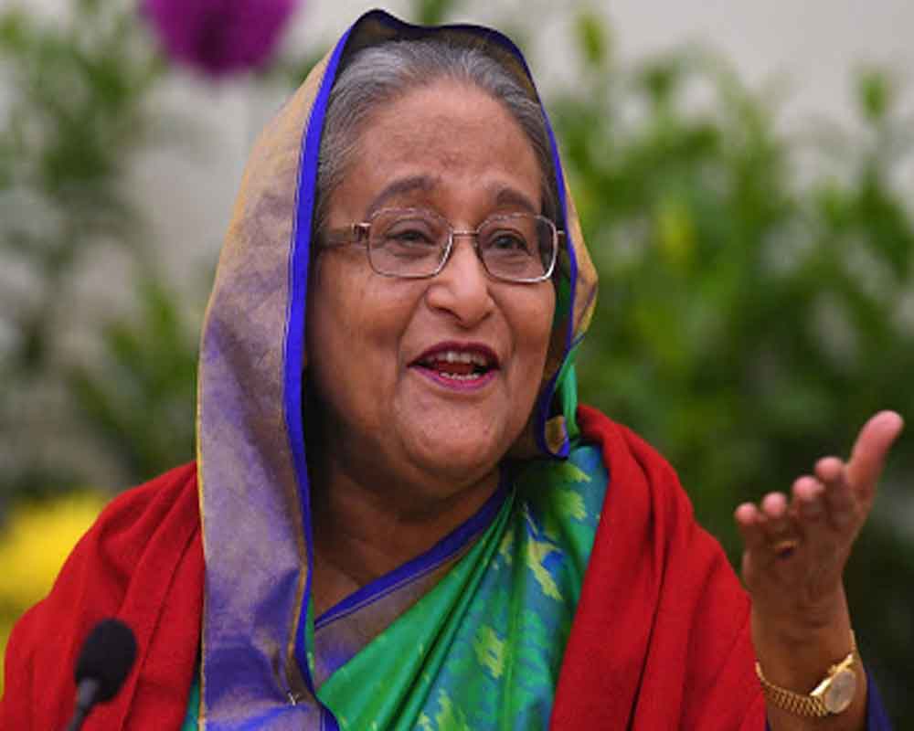 Bangladesh PM Hasina asks countrymen to be firm with those engaging in sabotage in the name of protest