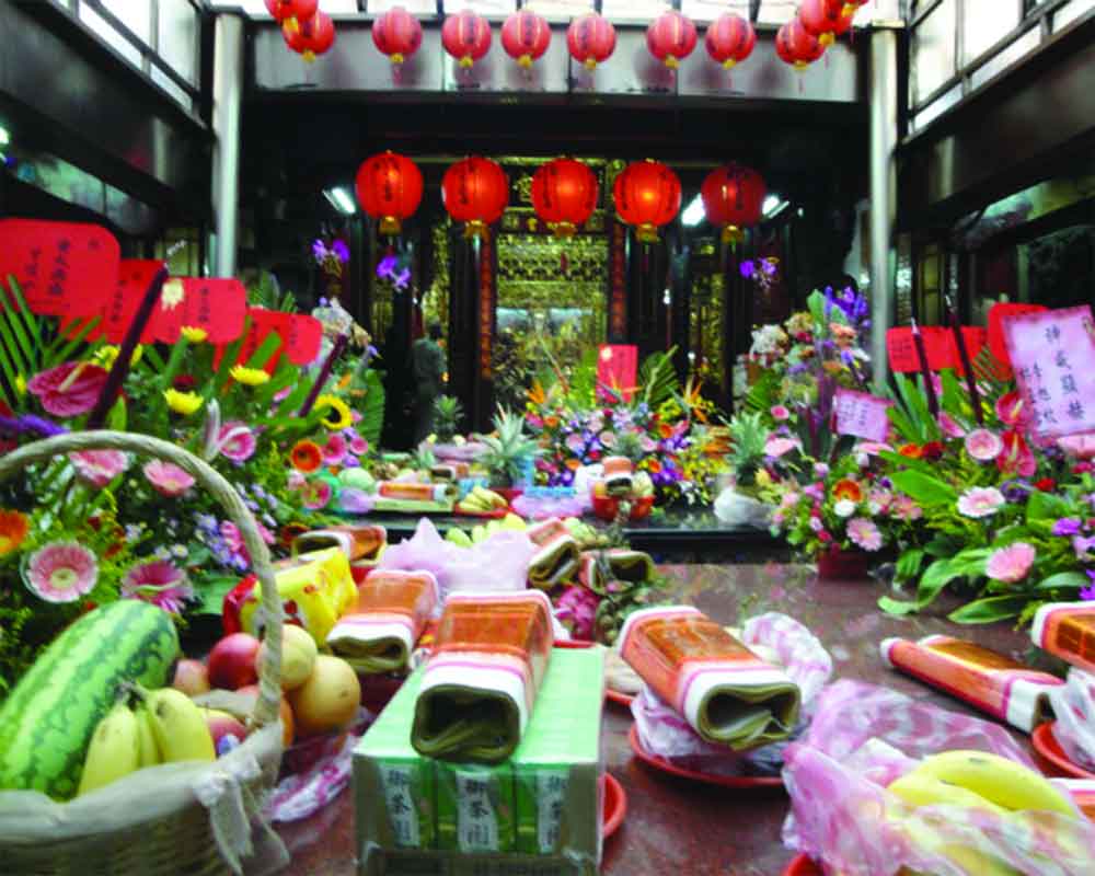 Celebrate The Ghost Festival In Taiwan