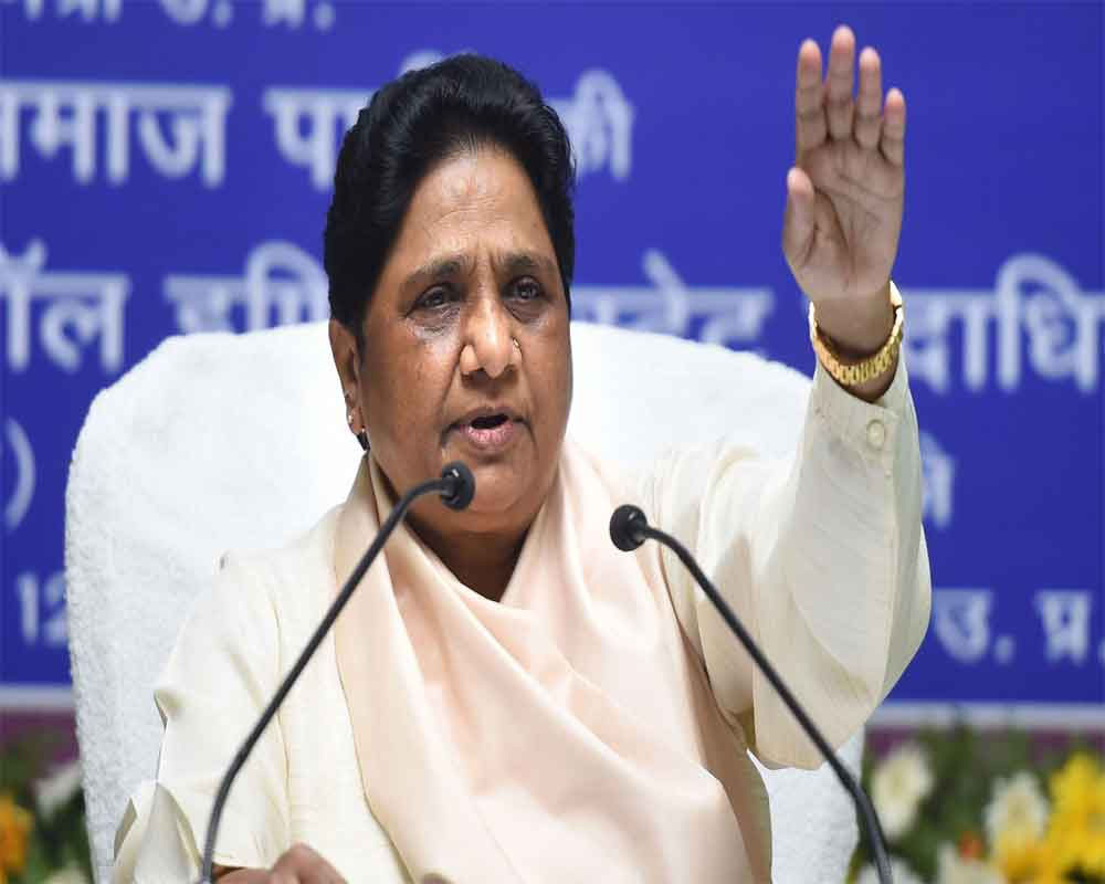Centre's order allowing employees to take part in Sangh activities aimed at appeasing RSS: Mayawati