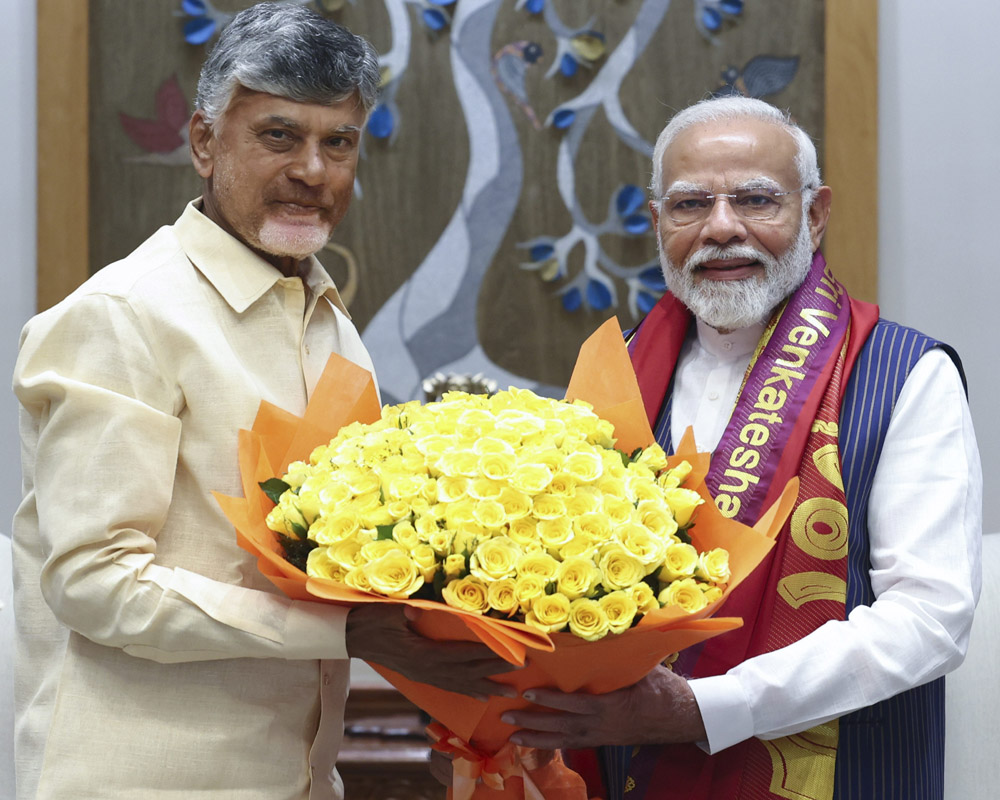 Chandrababu Naidu meets PM Modi, seeks Central govt's support for Andhra Pradesh