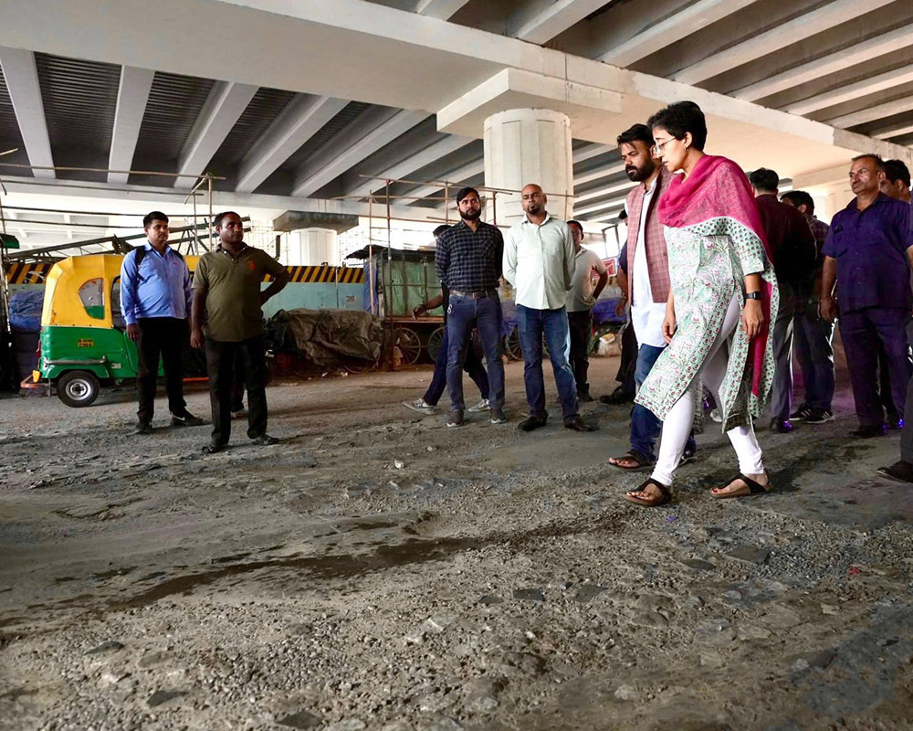 CM Atishi, ministers inspect roads to ensure 'pothole-free' Delhi