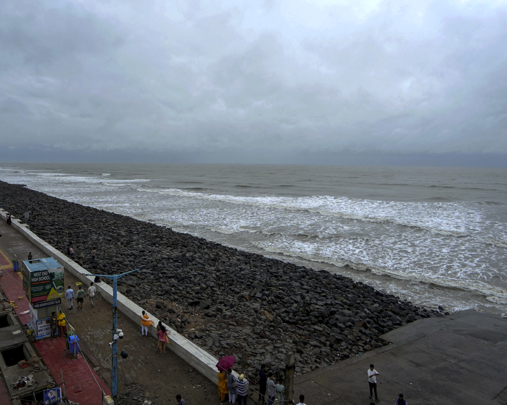 Coastal Odisha receives heavy rain as severe cyclone 'Dana' approaches