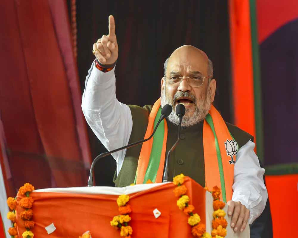 Congress 'anti-Dalit' party, it 'insulted' Kumari Selja: Amit Shah at rally in Haryana