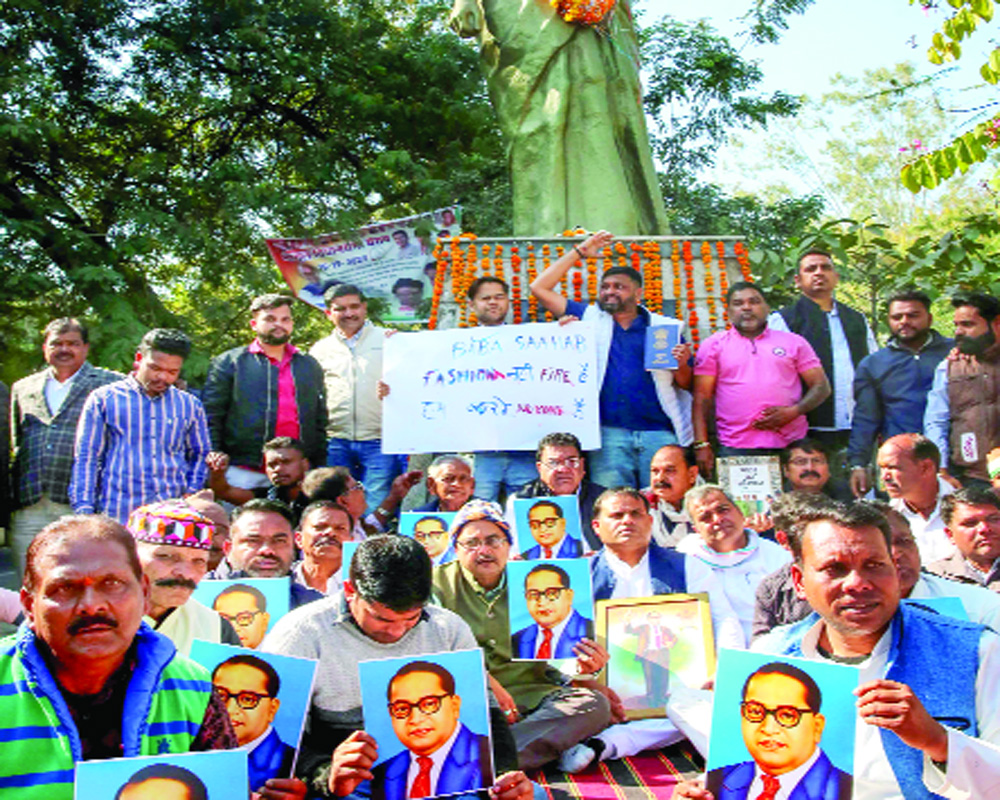 Congress, BJP spar over Ambedkar legacy