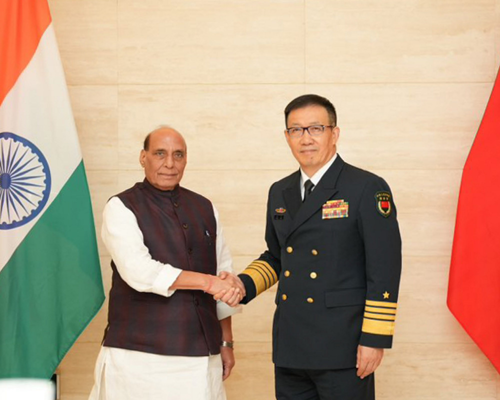 Defence Minister Rajnath Singh holds talks with Chinese counterpart in Laos