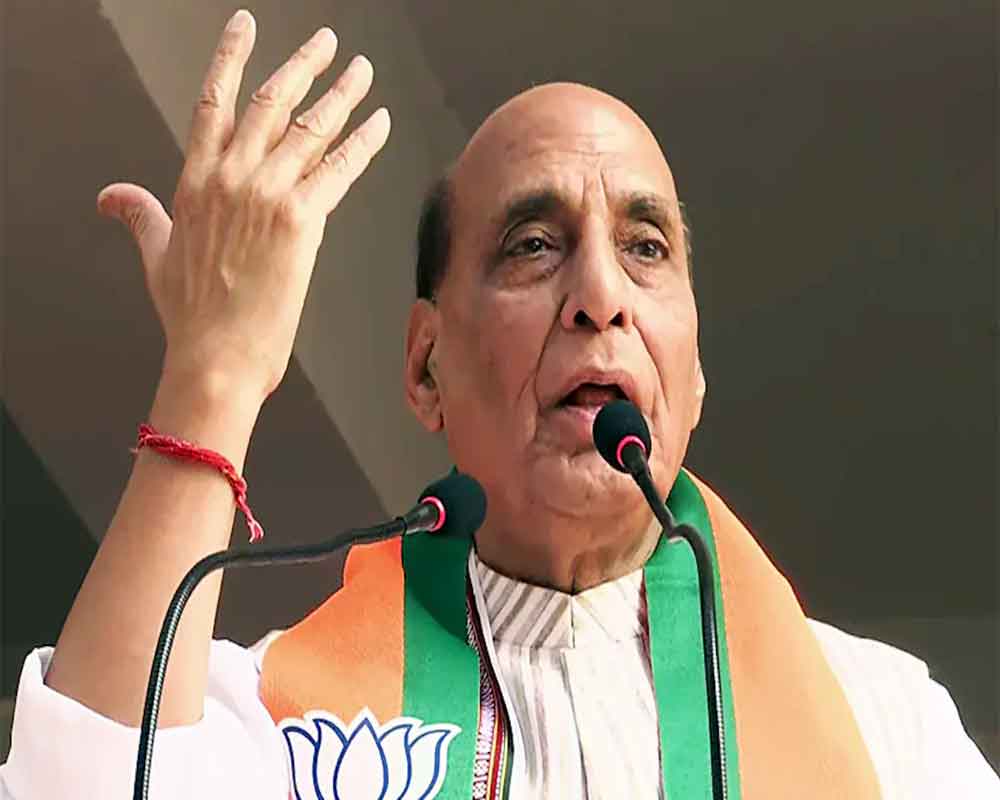 Defence Minister Rajnath Singh wins Lucknow LS seat