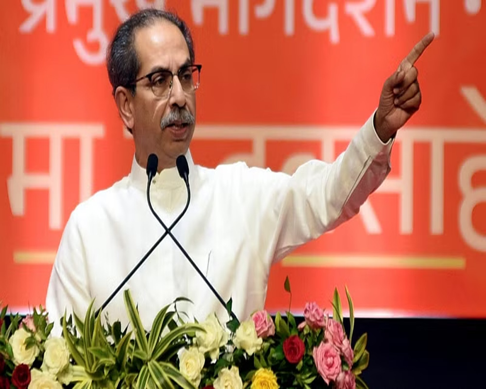 Does Fadnavis' call for 'dharma-yudh' of votes fit in your code of conduct? Uddhav asks EC