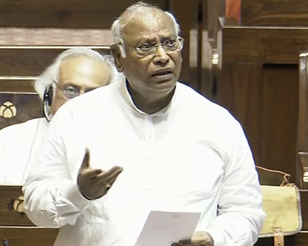 Emotional Kharge urges Chair to expunge 'parivarvaad' allegations against him by BJP MP