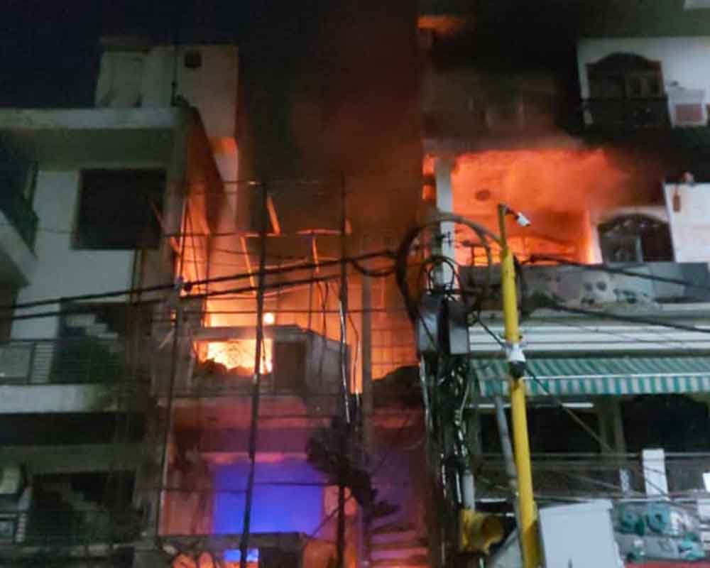 Fire in residential building in east Delhi, three killed, owner booked