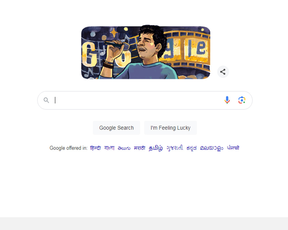 Google Doodle pays tribute to KK on anniversary of his playback singing debut