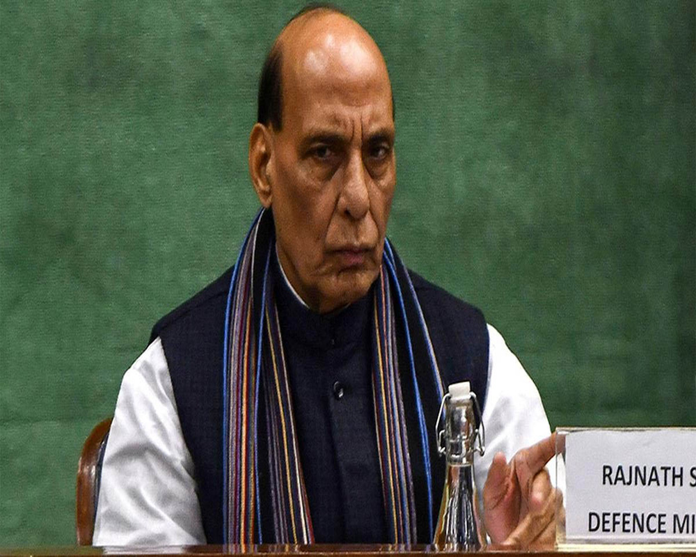 India not ‘lucky’ on security front, stay vigilant against enemies: Rajnath to Armymen