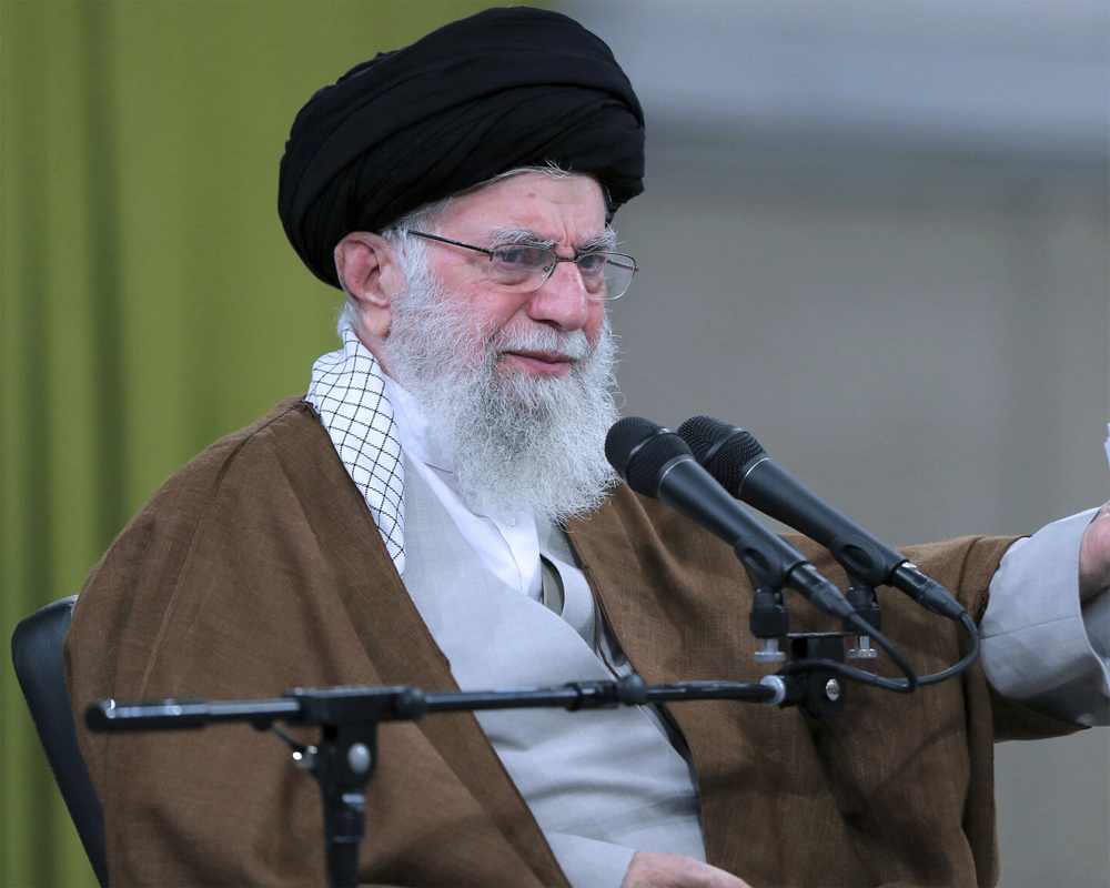 Iran's supreme leader threatens Israel, US with 'crushing response' over Israeli attack