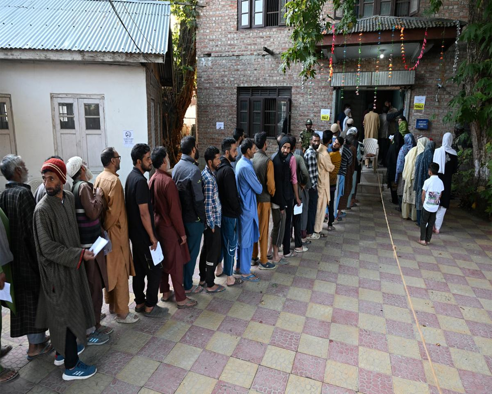 J-K elections: Over 65 per cent polling till 5 pm