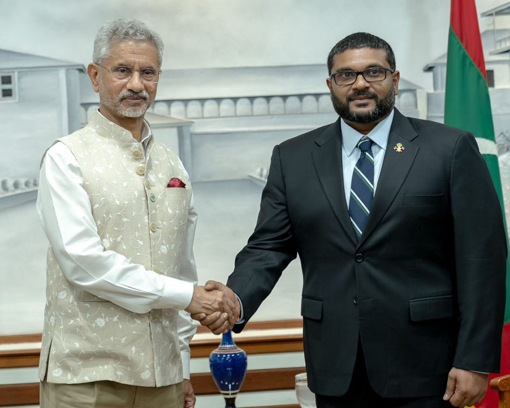 Jaishankar meets Maldivian defence minister, discusses security ties amidst China's growing presence