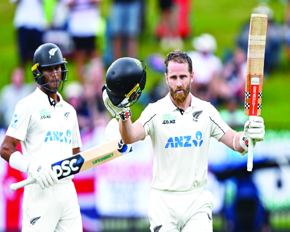 Kane Williamson makes 156 as New Zealand sets a target of 658 for England