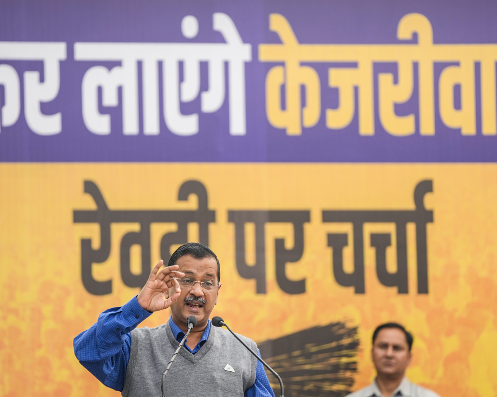 Kejriwal kicks off 'Revdi Par Charcha' campaign ahead of Delhi polls