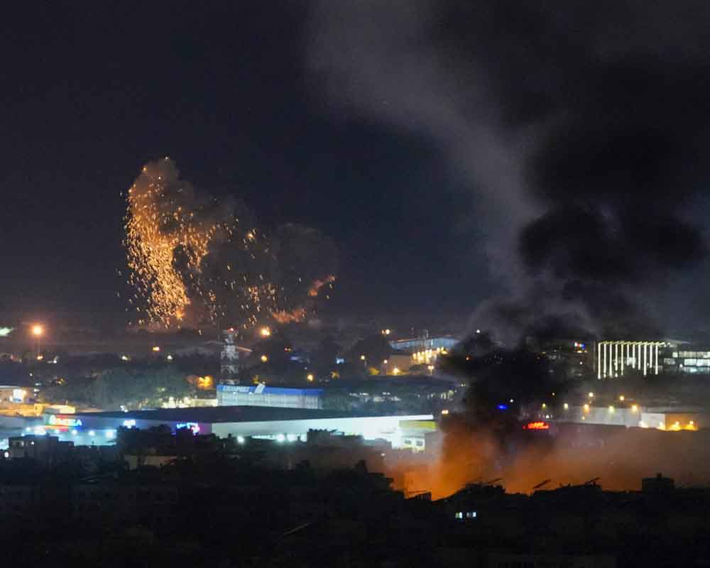 Large airstrikes hit Beirut suburbs as Israel expands northern Gaza operations