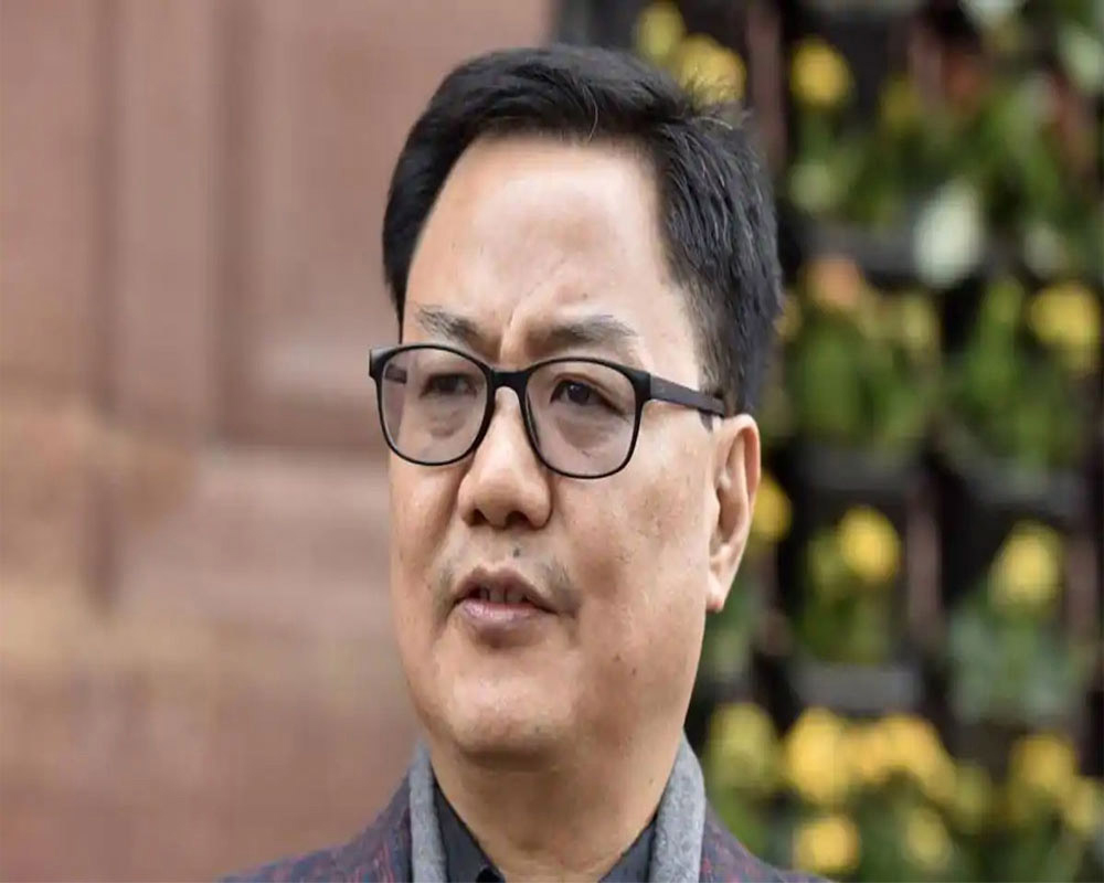 Left speechless, Congress resorting to physical fight: Rijiju