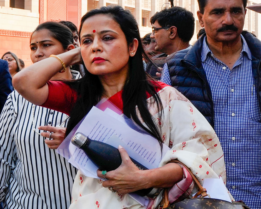 Mahua Moitra vacates govt bungalow