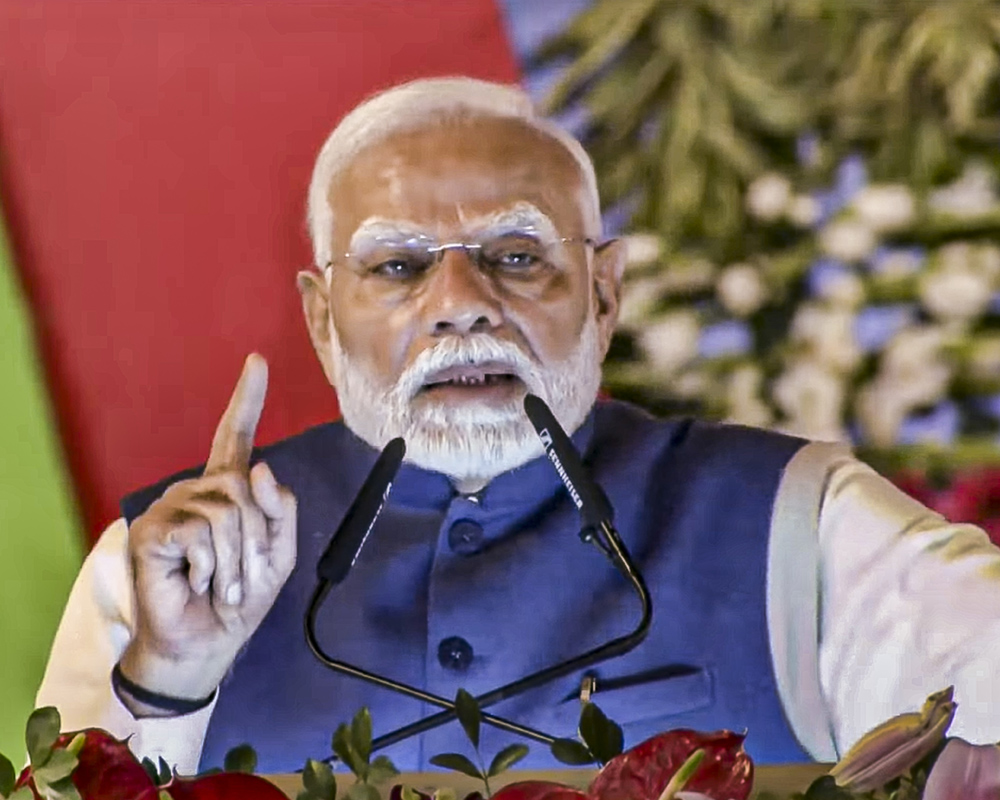 Modi lays foundation stone of Ken-Betwa river linking project; hails Ambedkar's vision