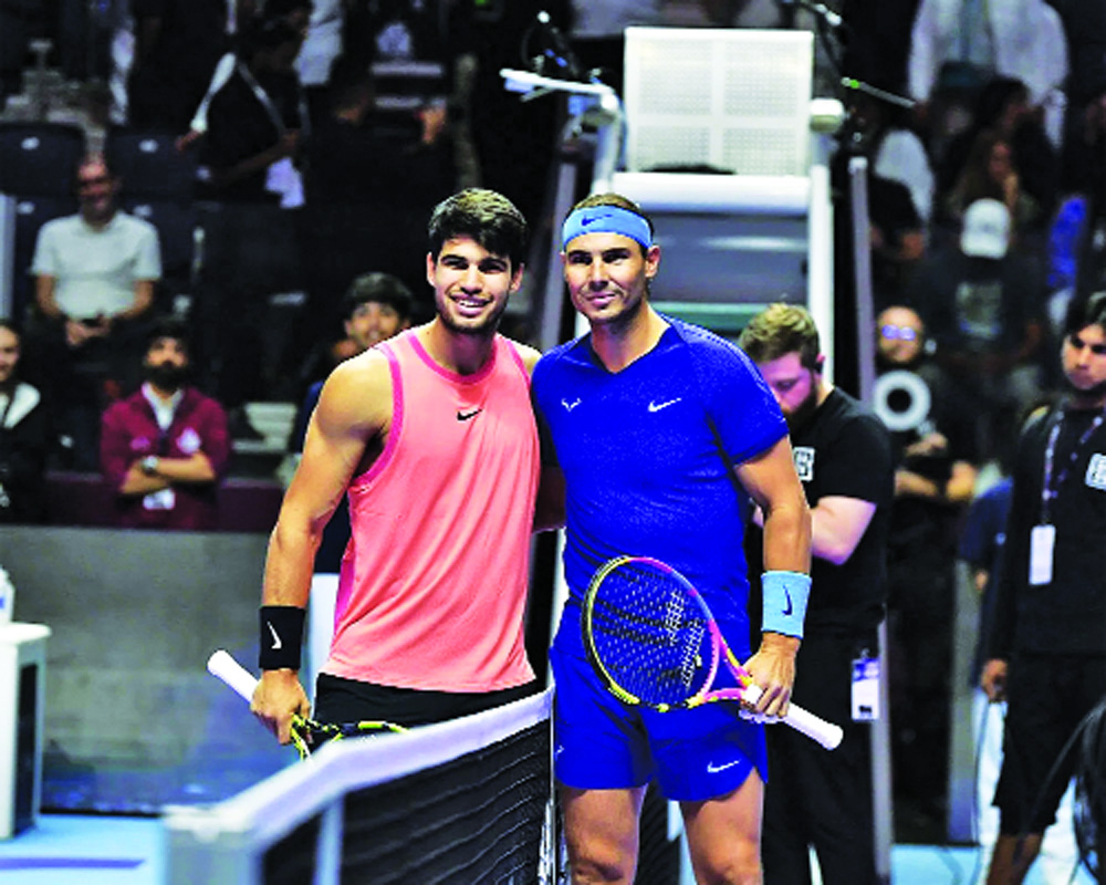 Nadal loses to Alcaraz at Six Kings Slam exhibition event