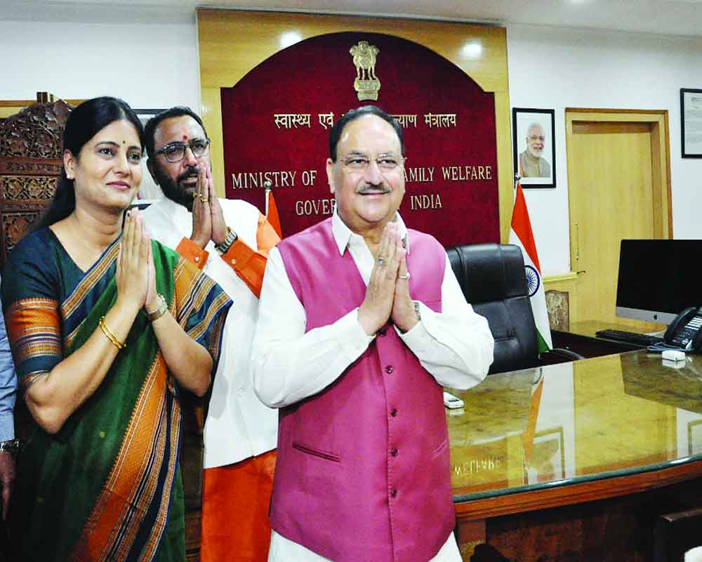 Nadda in Cabinet, hunt on for new BJP chief