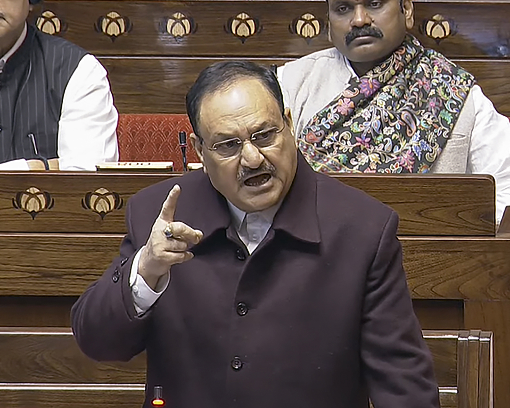 Nadda slams Cong over Preamble amendment, says 'bad lot' interfered with Constitution many times