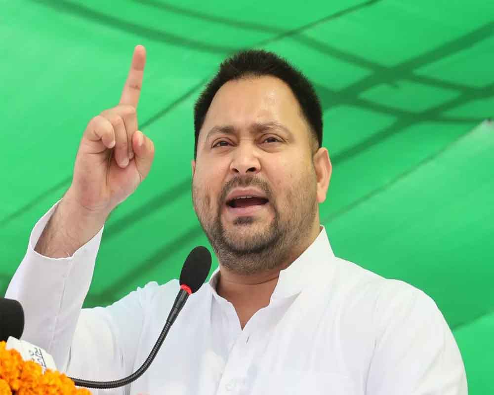 NDA against caste census, reservation, alleges Tejashwi