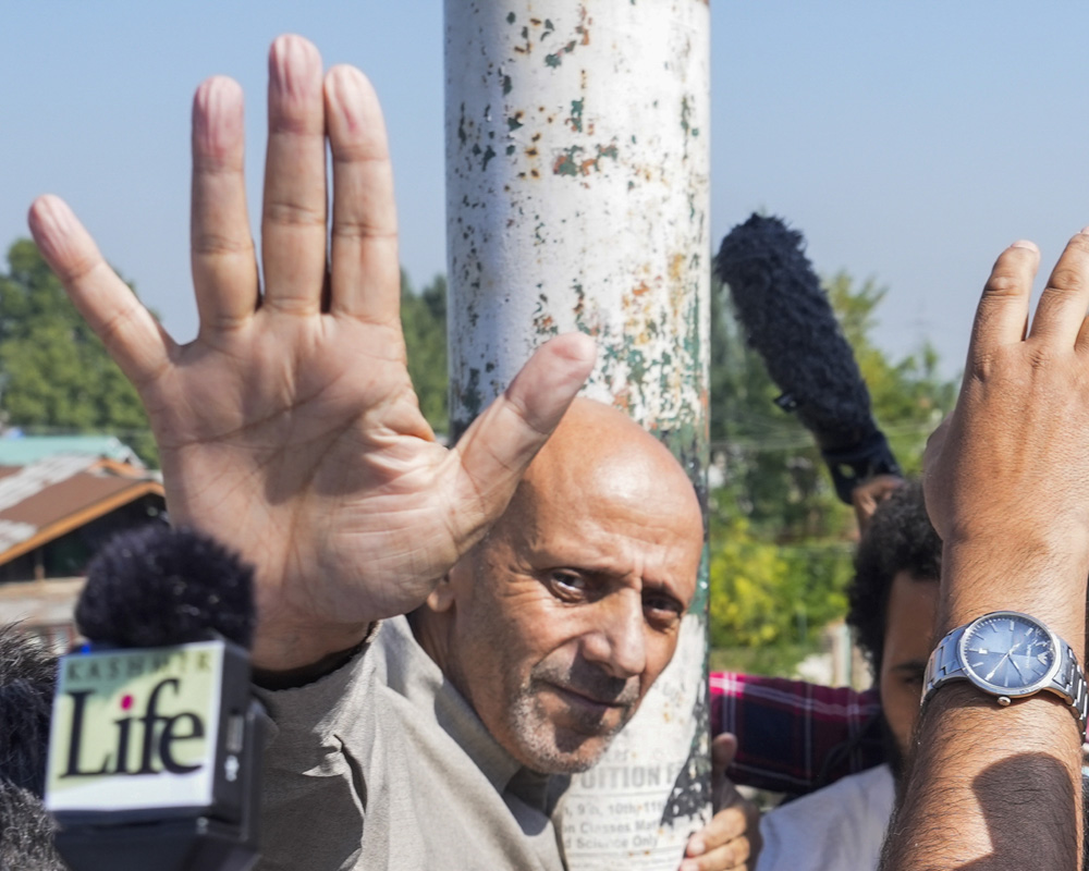 Nobody can suppress our voice, truth is with us: Engineer Rashid in Srinagar