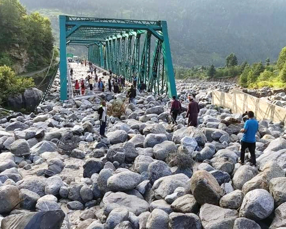 Part of NH-3 in Himachal closed after cloudburst triggers flash flood