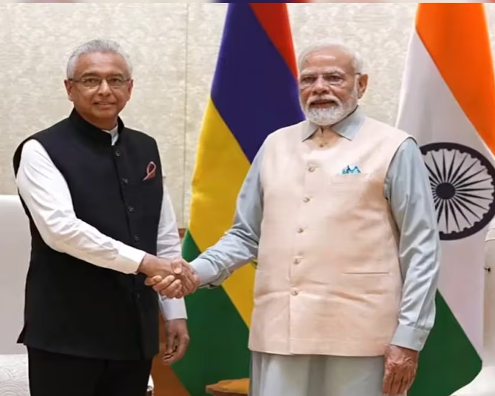 PM Modi, Mauritian counterpart inaugurate development projects in Agalega Island in Mauritius