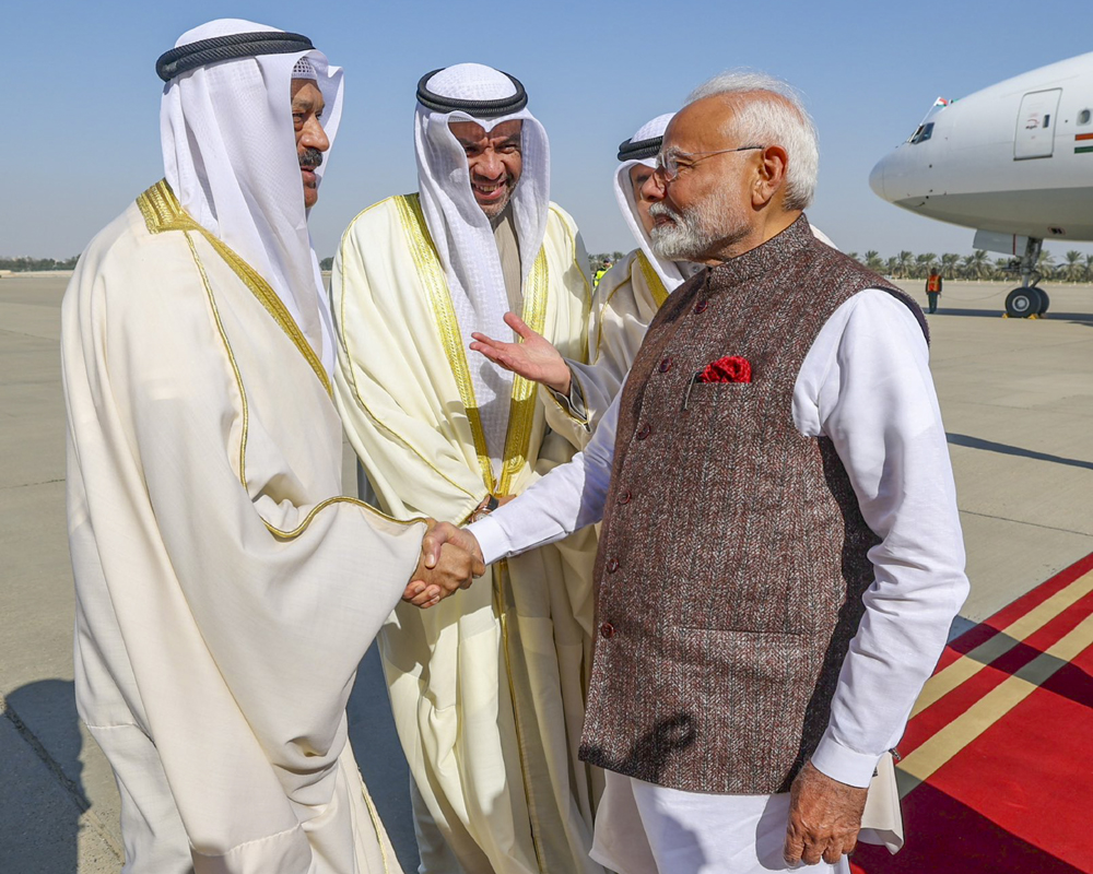 PM Modi arrives in Kuwait on 2-day visit