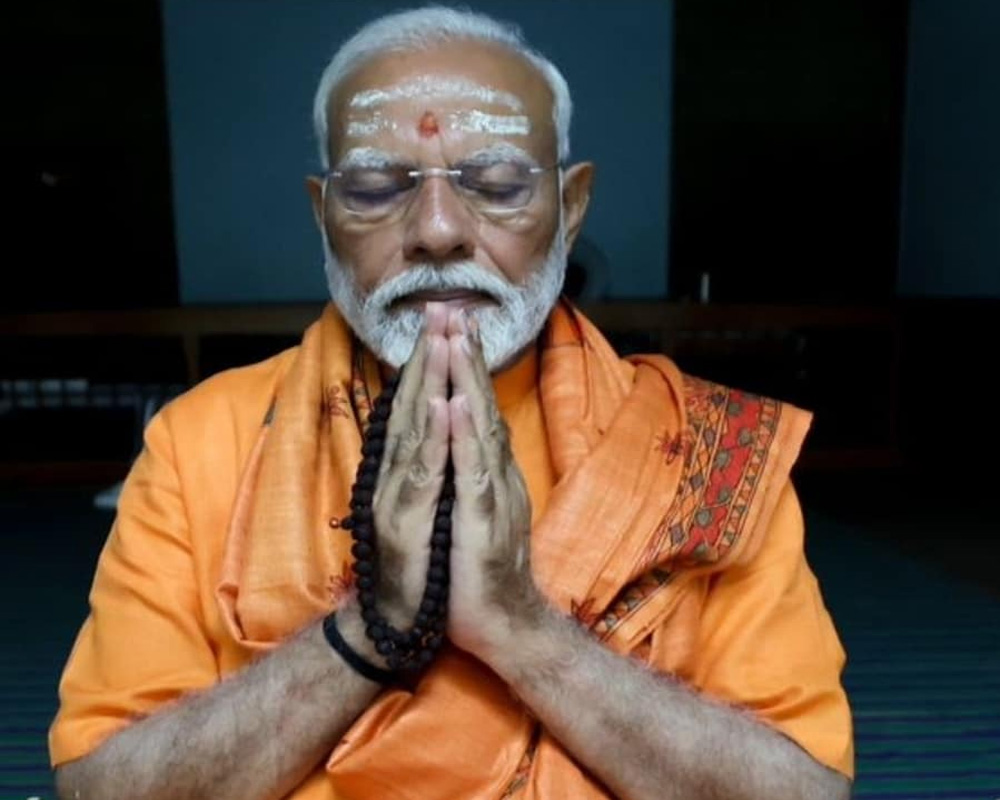 PM Modi embarks on Day 3 of meditation in Kanyakumari