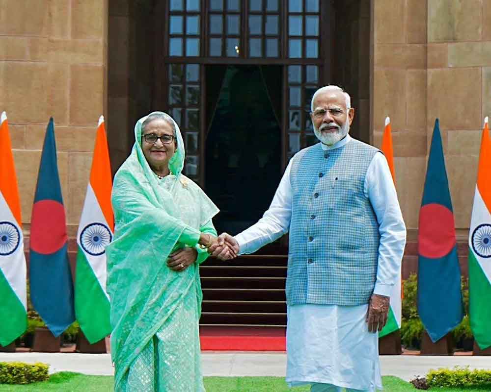 PM Modi holds extensive talks with Bangladesh counterpart Hasina