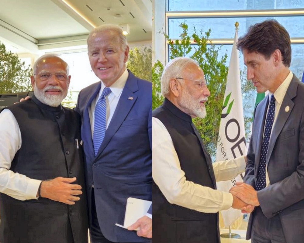 PM Modi holds separate conversations with US President Biden, Canadian PM Trudeau