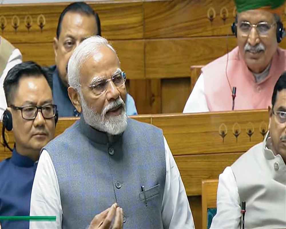 PM Modi introduces council of ministers in Rajya Sabha amid thumping of desks