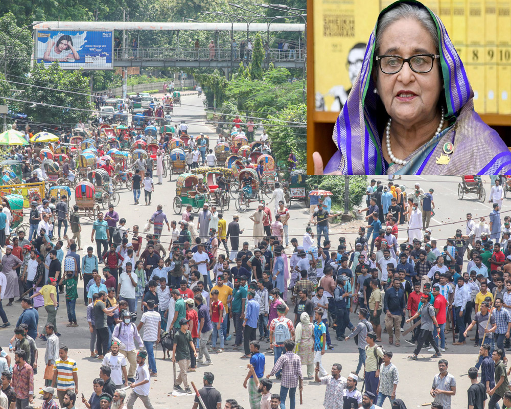 PM Sheikh Hasina resigns and leaves Bangladesh, possibly for Tripura: Reports