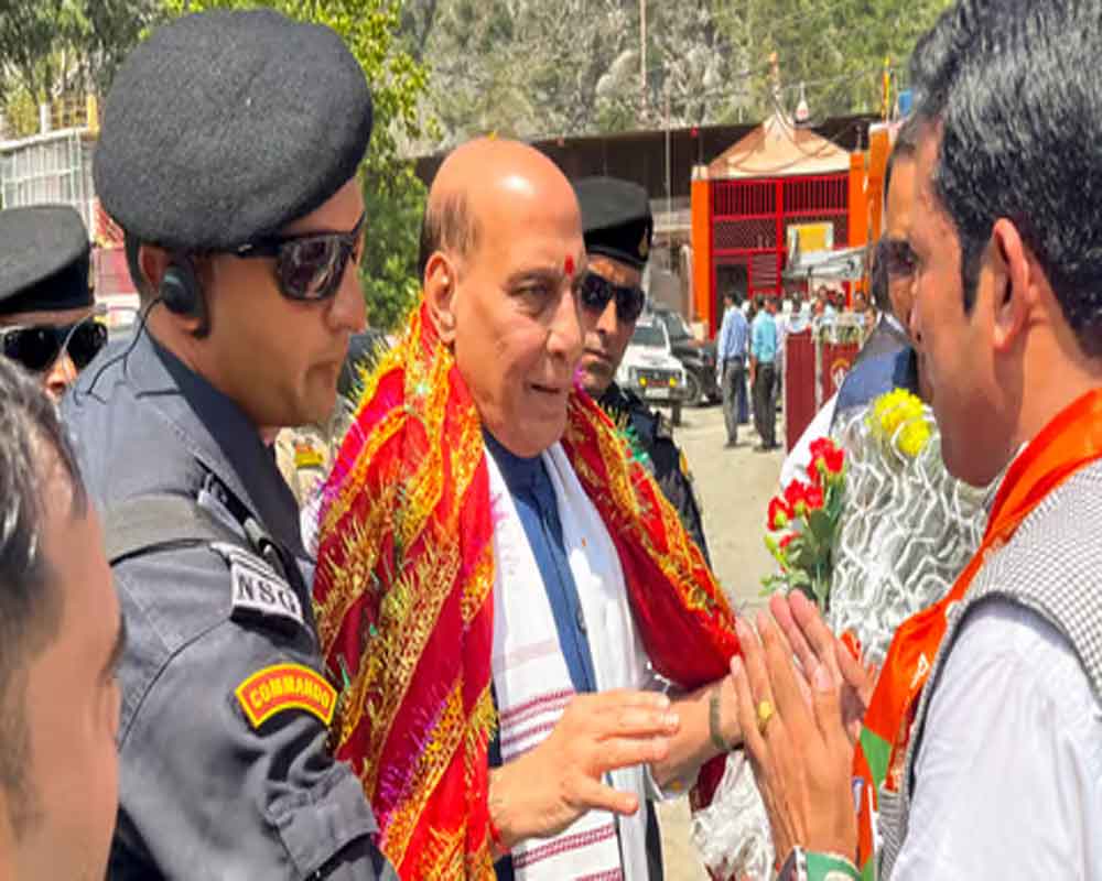 PoK residents should join India; we consider them our own unlike Pak: Rajnath Singh