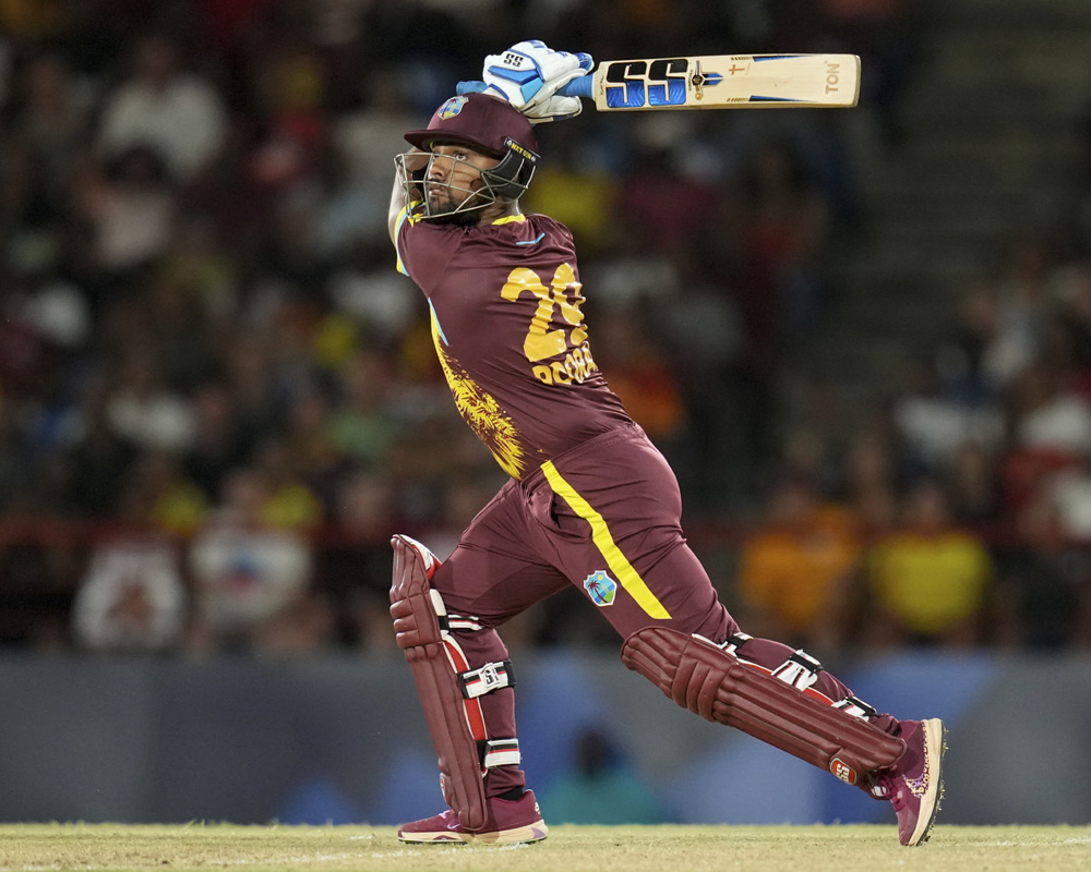 Pooran's explosive 98 take WI to 104-run win over Afghanistan in T20 World Cup